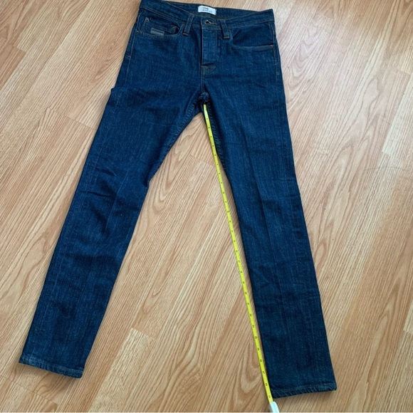 VOI Men's Skinny Jeans European Dark Blue Wash Size 30R - Picture 6 of 10